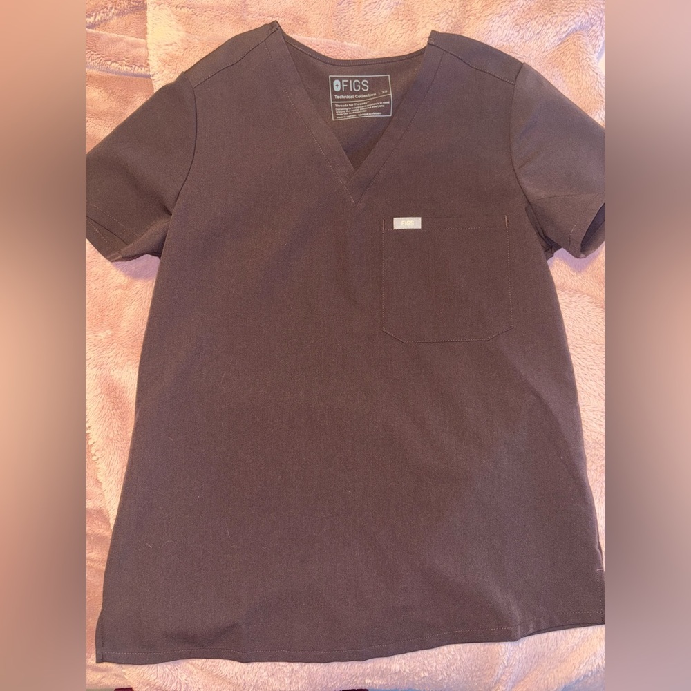Figs ‘Espresso’ Scrub Top 🤎